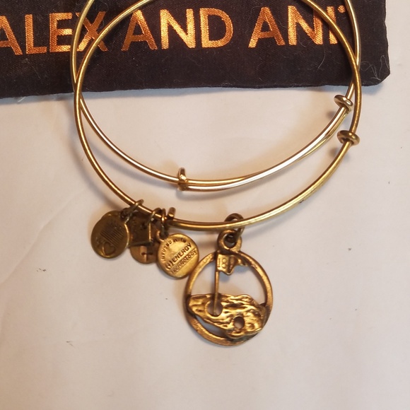 Two Alex and Ani Golf Bracelts - Picture 2 of 3